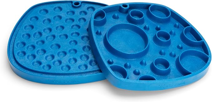 West Paw Feast Mat Dog Slow Feeder and Lick Mat, Bubbles