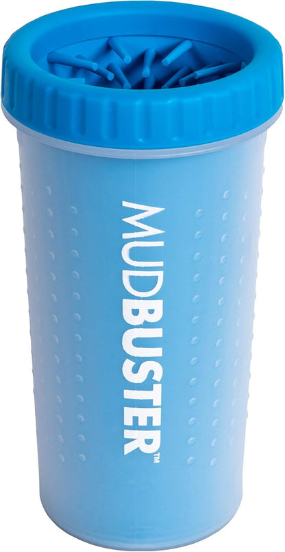 Dexas MudBuster Portable Dog Paw Washer/Paw Cleaner, Pro Blue