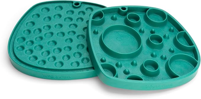 West Paw Feast Mat Dog Slow Feeder and Lick Mat, Bubbles