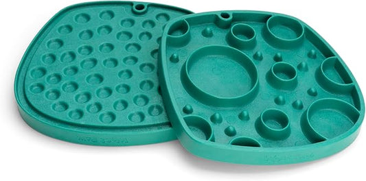 West Paw Feast Mat Dog Slow Feeder and Lick Mat, Bubbles