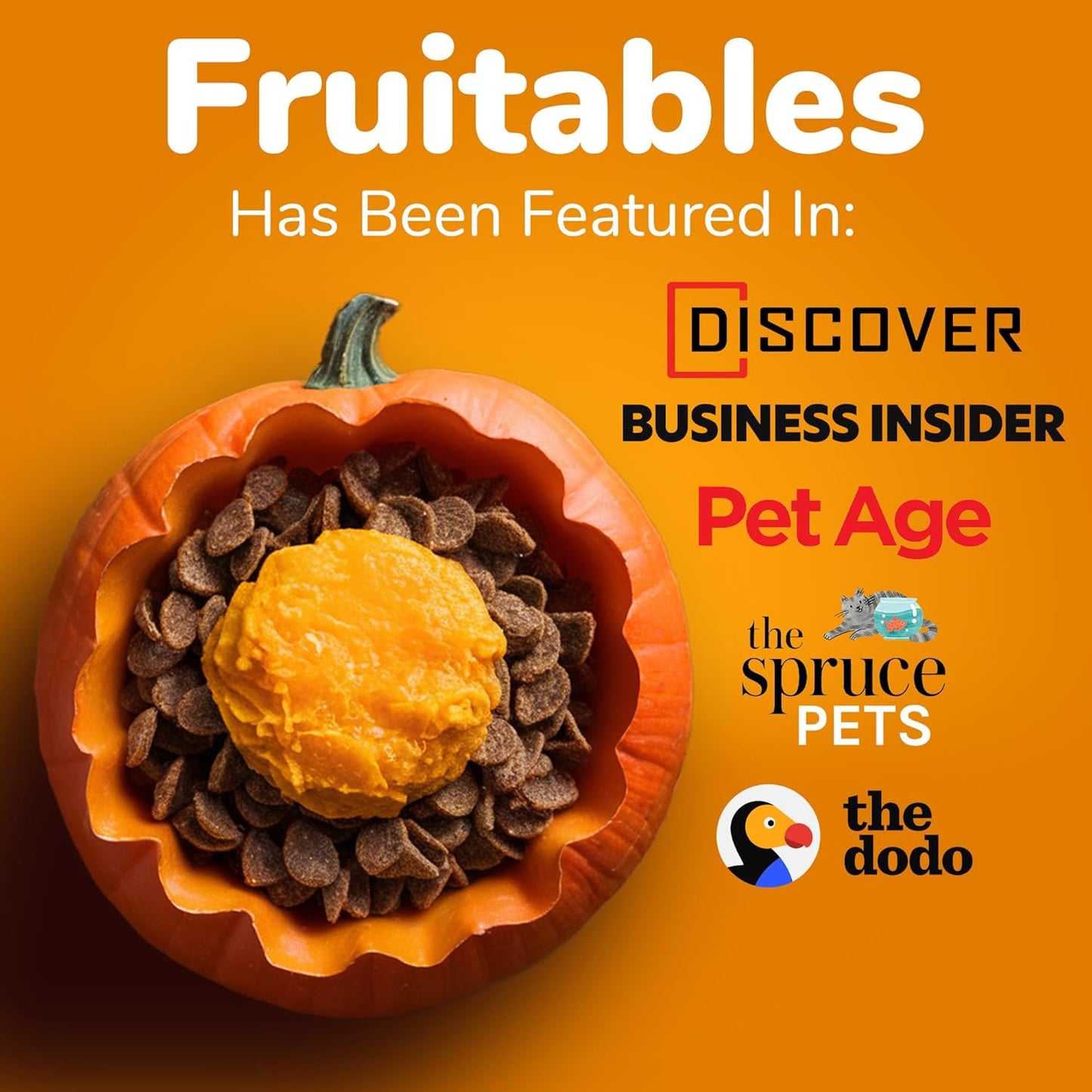 Fruitables Pumpkin and Ginger SuperBlend Digestive Supplement for Dogs and Cats