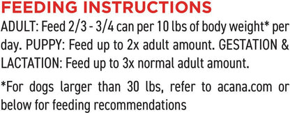 ACANA Premium Chunks Beef Recipe Wet Dog Food
