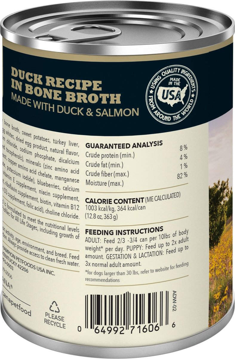 ACANA Premium Chunks Duck Recipe Wet Dog Food