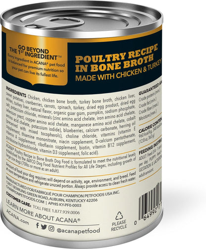 ACANA Premium Chunks Poultry Recipe Wet Dog Food