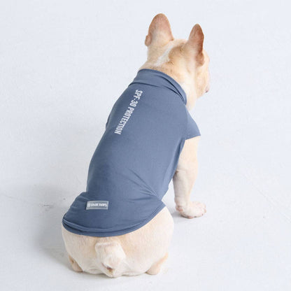 Spark Paws Sunblock Dog T-Shirt - Navy Blue