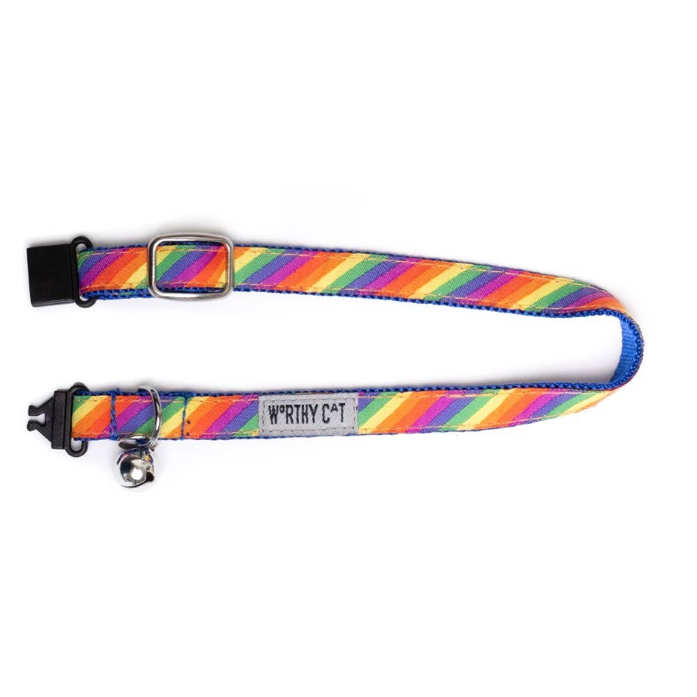 Worthy Cat - Rainbow Cat Collar