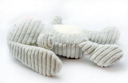 ThoozyPet 12.5" Tuff & Cuddly Bunny Plush Dog Toy