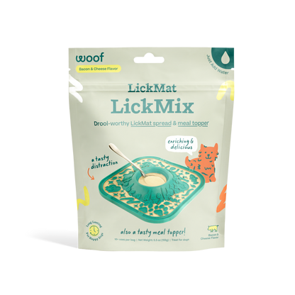 Woof LickMat LickMix, Bacon & Cheese
