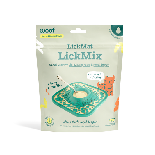 Woof LickMat LickMix, Bacon & Cheese