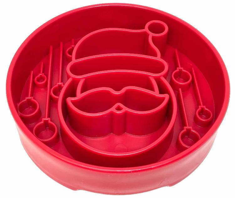 SodaPup Deep Slow Feeder eBowl, Santa