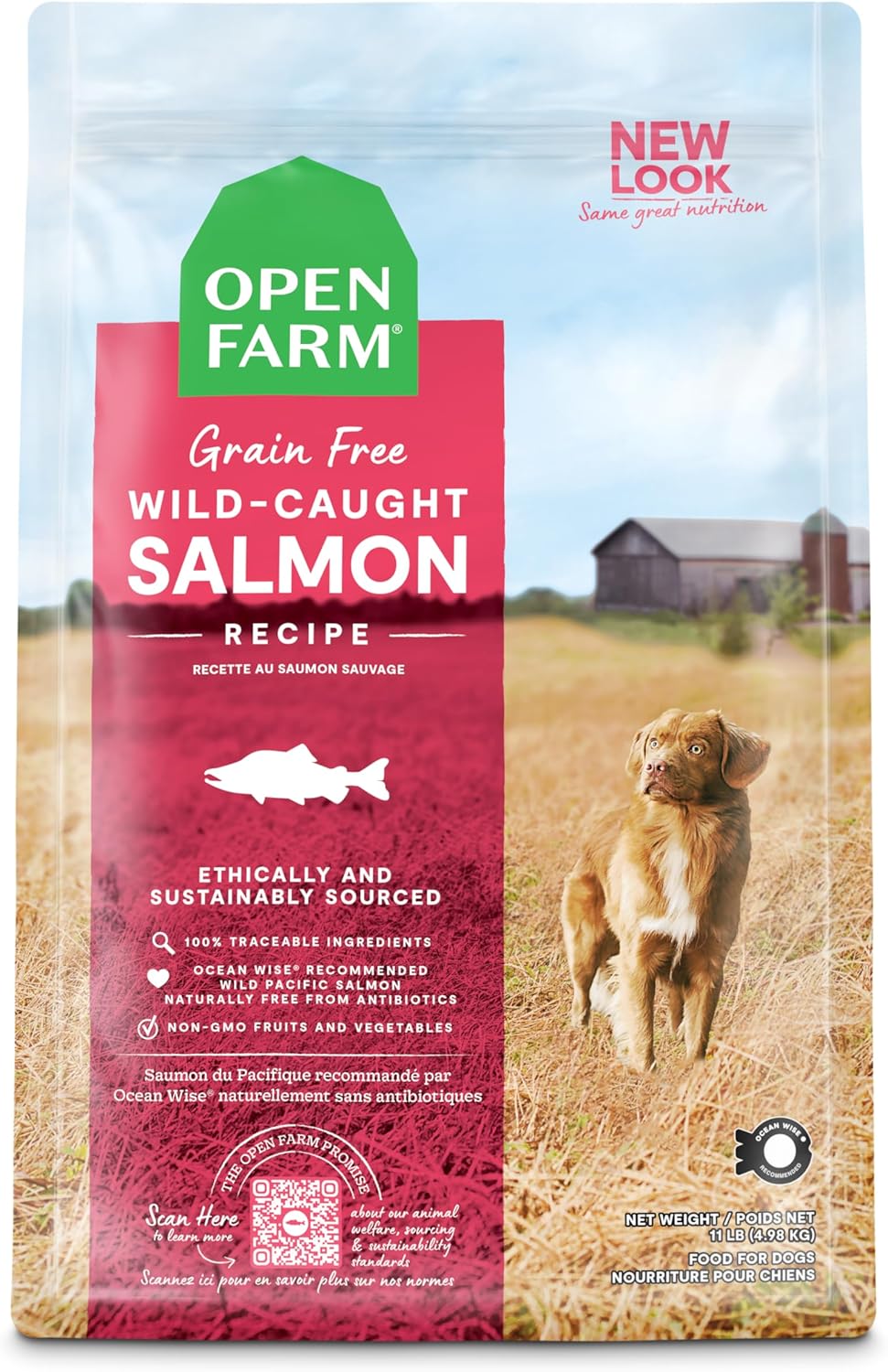 Open Farm Grain Free Wild Salmon Dry Dog Food
