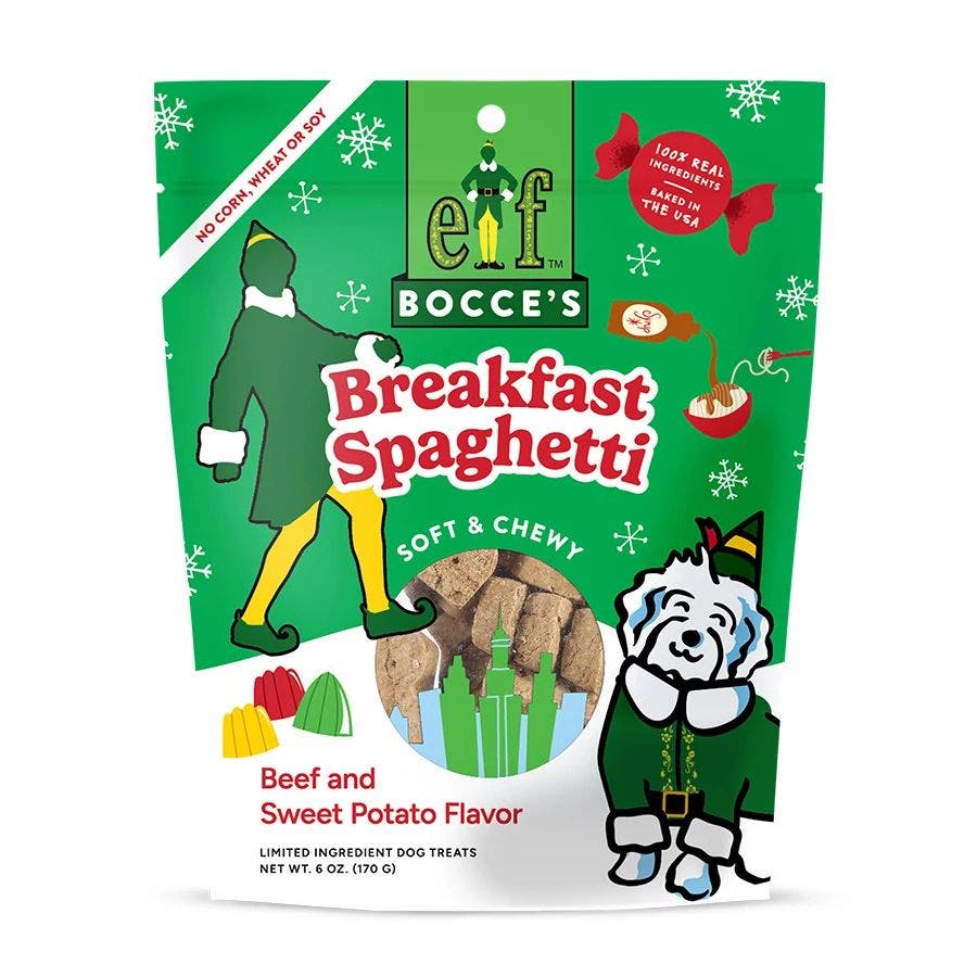 Bocce's Holiday Breakfast Spaghetti Soft & Chewy Dog Treats