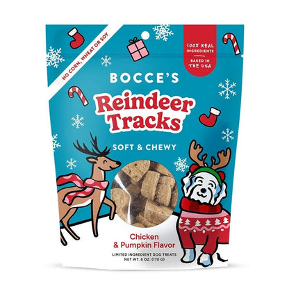 Bocce's Holiday Reindeer Tracks Soft & Chewy Dog Treats