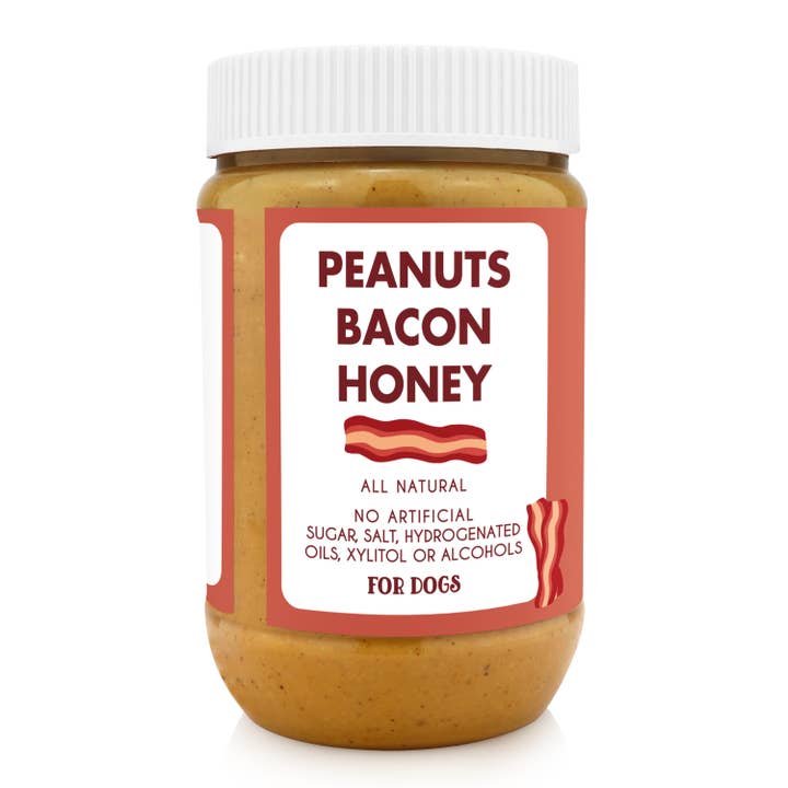 Bark Bistro Bangin Bacon Buddy Budder Peanut Butter for Dogs
