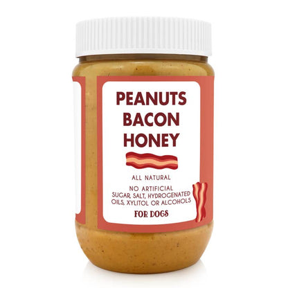 Bark Bistro Bangin Bacon Buddy Budder Peanut Butter for Dogs