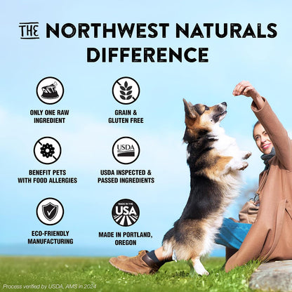 Northwest Naturals Raw Rewards Chicken Neck Freeze Dried Treats for Dogs and Cats