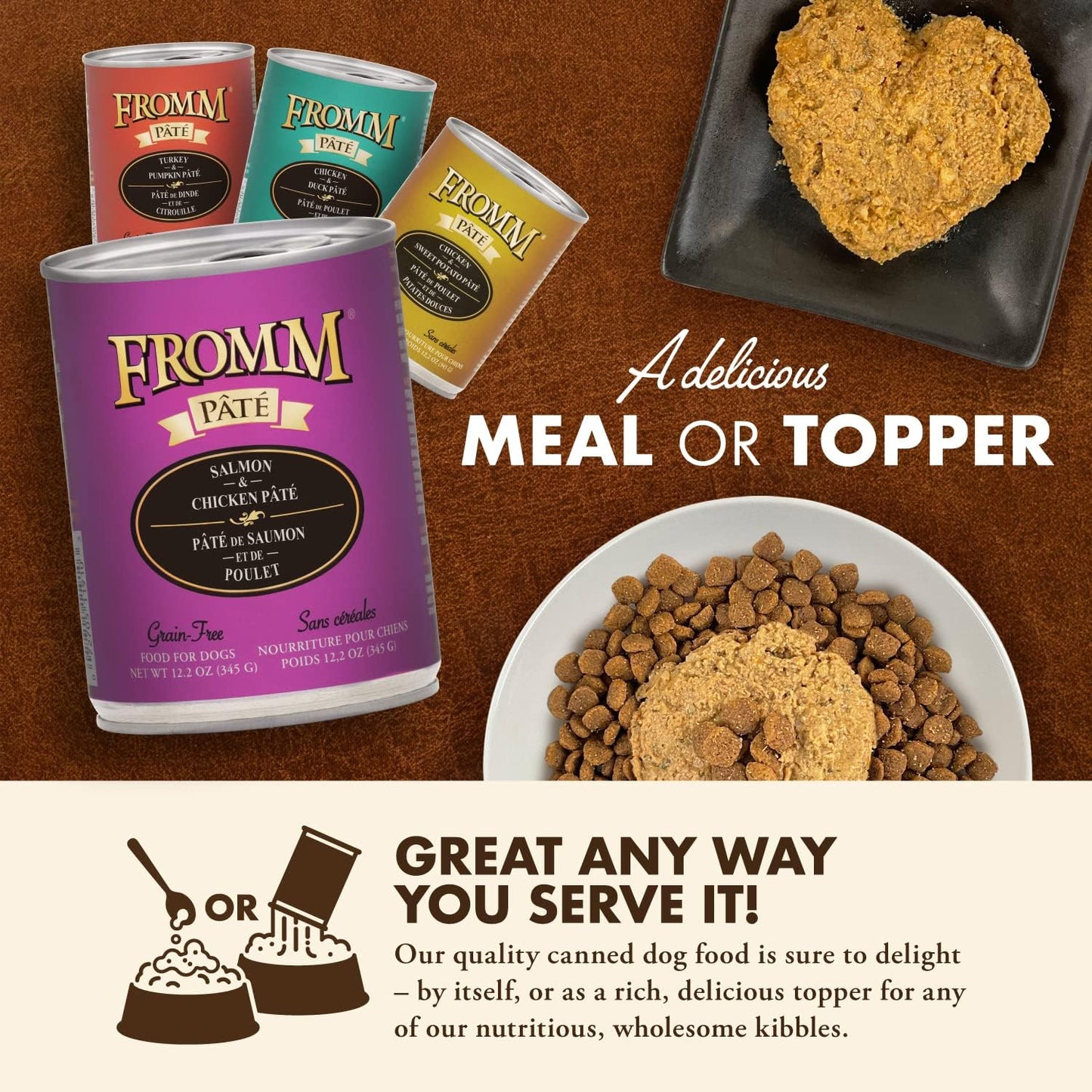 Fromm Pate Salmon & Chicken Wet Dog Food