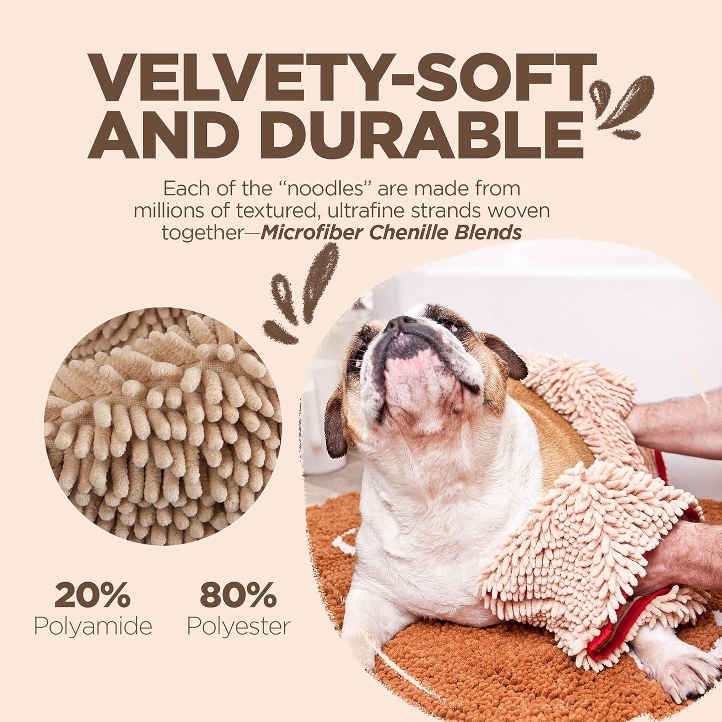 Soggy Doggy Super Shammy Dog Towel