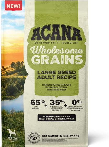 ACANA Wholesome Grains Large Breed Adult Dry Dog Food
