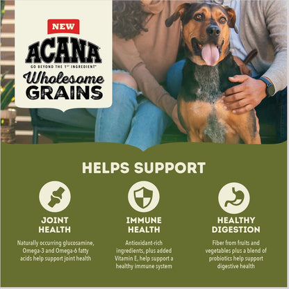 ACANA Wholesome Grains Large Breed Adult Dry Dog Food