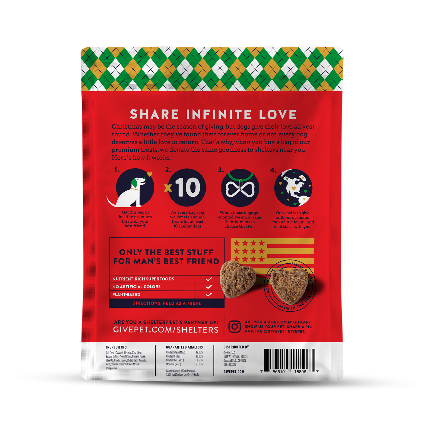 GivePet "Muttcracker" Holiday Dog Treats