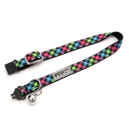 Worthy Cat - Carnival Check Cat Collar