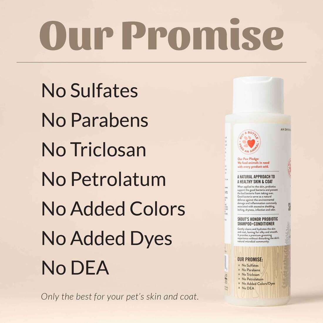 Skout’s Honor Probiotic Shampoo+Conditioner Dog of the Woods, 16-fl oz bottle