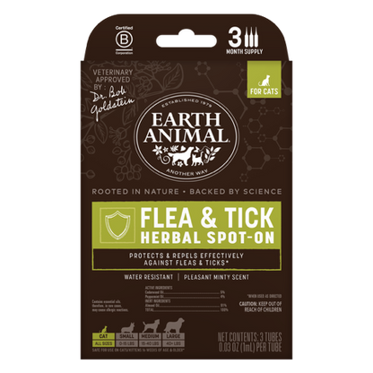 Earth Animal Natural Flea & Tick Herbal Spot-On Treatment