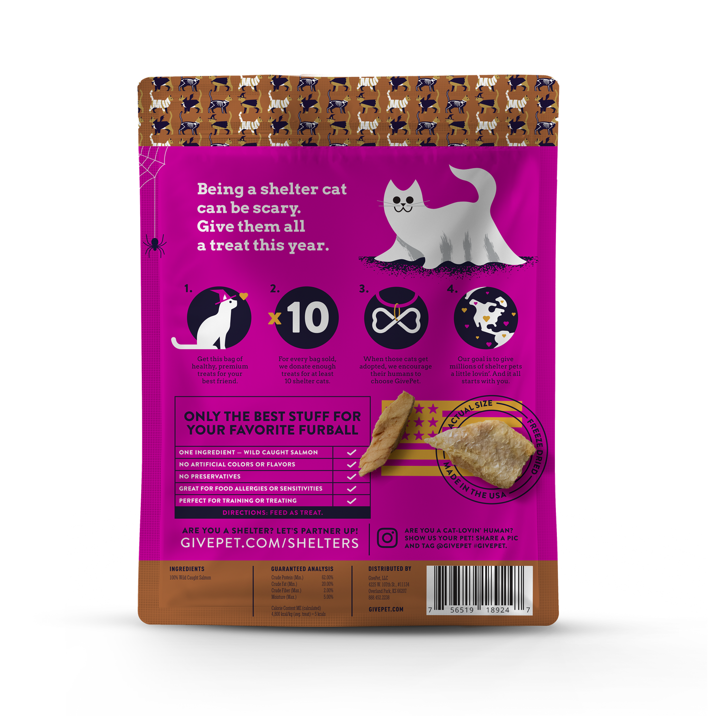 GivePet "Magic Paw-tion" Freeze-Dried Cat Treats