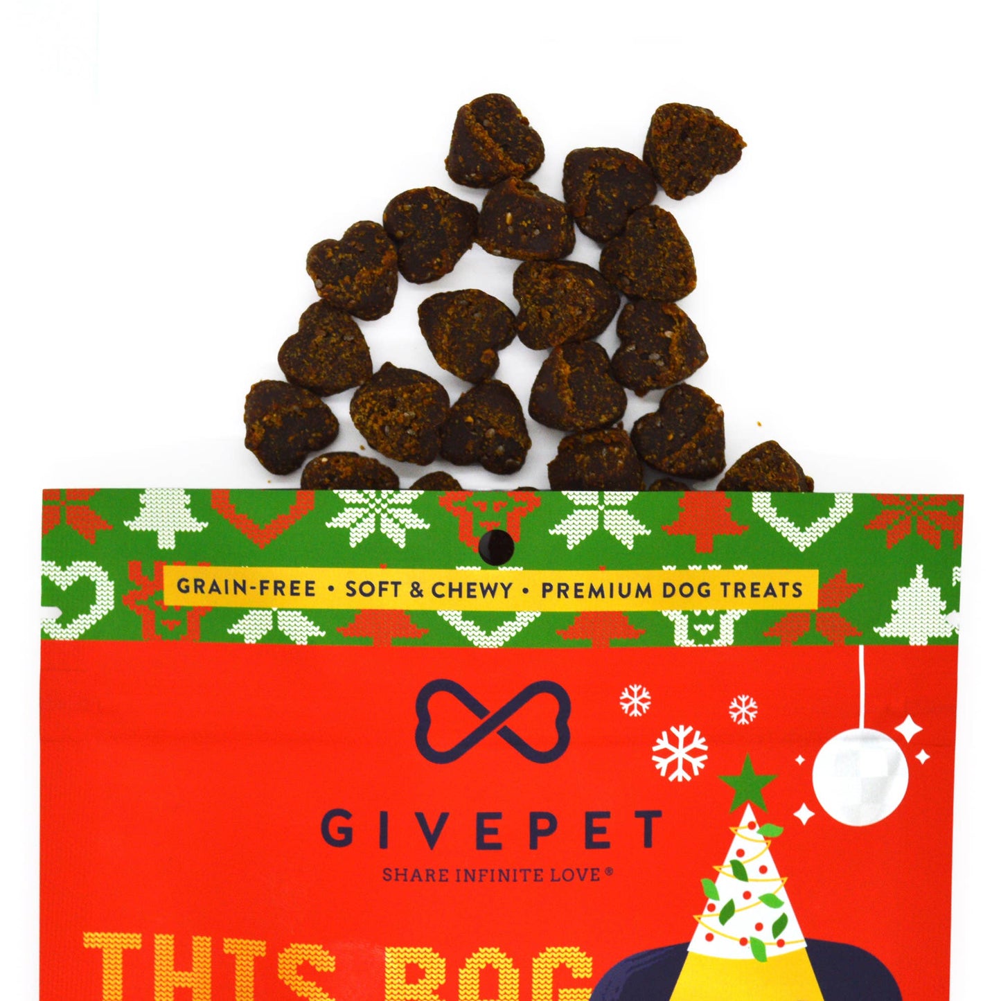 GivePet "Pugly Sweater" Party Holiday Dog Treat