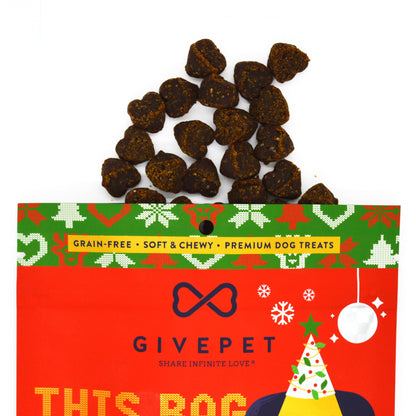 GivePet "Pugly Sweater" Party Holiday Dog Treat