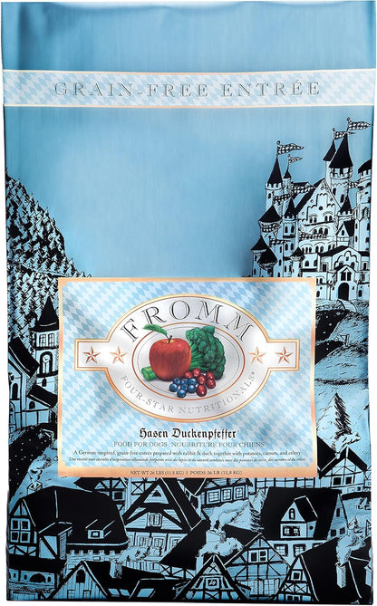 Fromm Four-Star Grain Free Hasen Duckenpfeffer Dry Dog Food