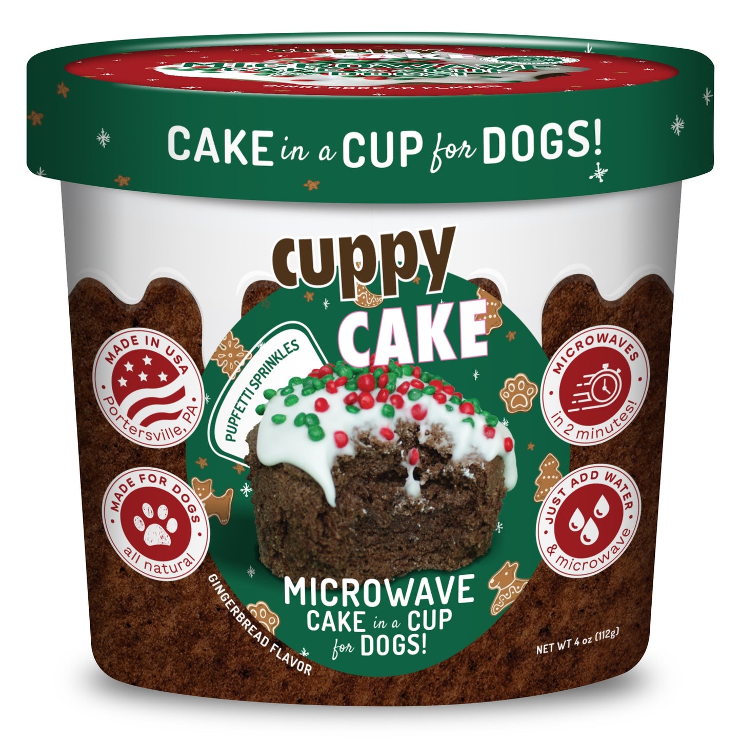 Cuppy Cake Dog Cake in a Cup