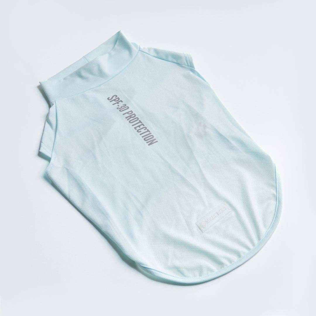 Spark Paws Sunblock Dog T-Shirt - Baby Blue