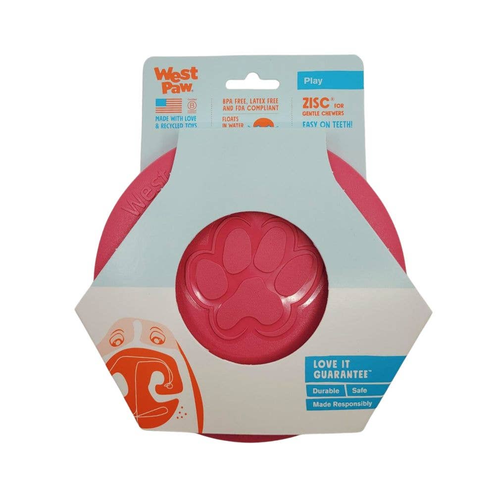 West Paw Zisc Flying Disc Dog Toy, Spring 2026 Colors