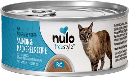 Nulo Freestyle Salmon and Mackerel Canned Cat Food