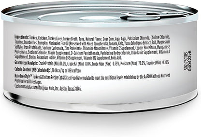 Nulo Freestyle Turkey and Chicken Canned Cat Food