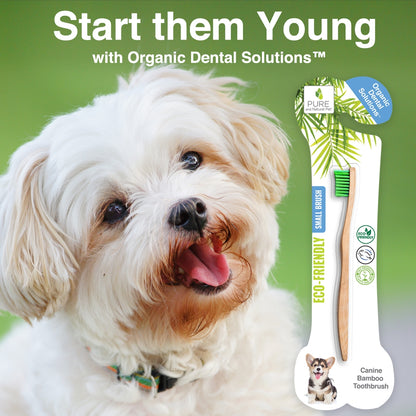 Pure and Natural Pet Bamboo Toothbrush, Small
