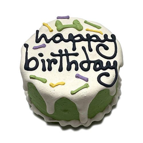 Green Birthday Baby Cake - Bubba Rose