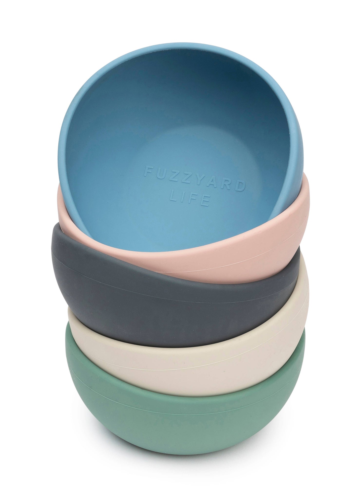 FuzzYard Life Silicone Bowl - Soft Blush