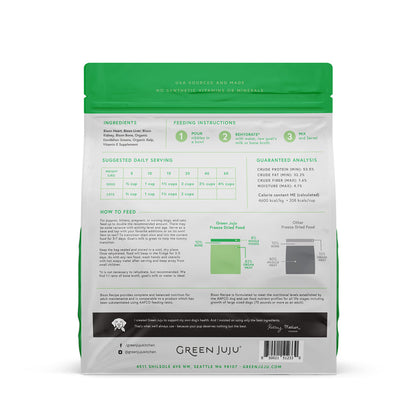 Green Juju Dog Freeze Dried Bison Raw Limited Ingredient Diet