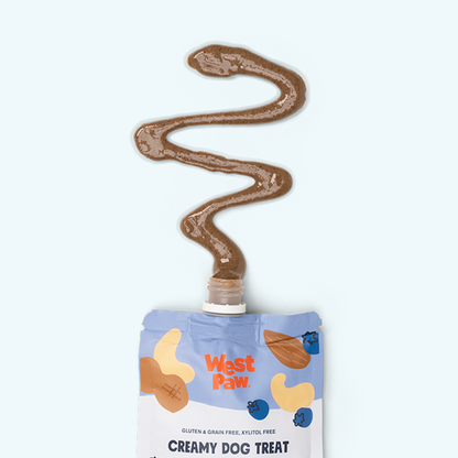 West Paw Creamy Dog Treat, Blueberry and Chia Seed