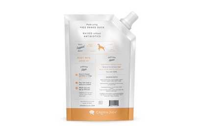 Green Juju Frozen Duck Bone Broth for Dogs and Cats
