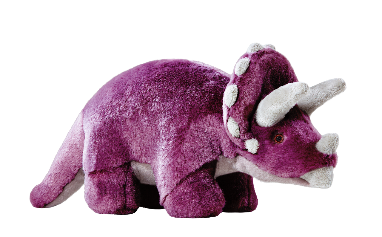 Fluff & Tuff "Charlie" - Triceratops Plush Dog Toy