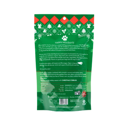 Lord Jameson Christmas Cobbler Organic Soft & Chewy Dog Treats 6oz