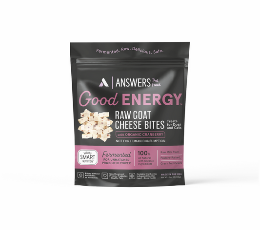 Answers Good Energy Organic Cranberries Raw Goat Cheese Bites