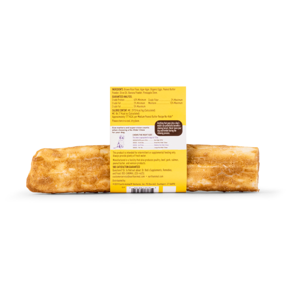 Earth Animal No-Hide Dog Peanut Butter Roll Treat