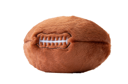 Fluff & Tuff Football Plush Dog Toy