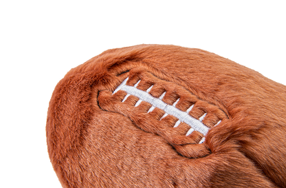 Fluff & Tuff Football Plush Dog Toy
