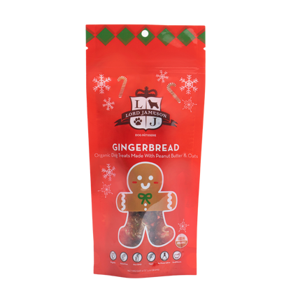 Lord Jameson Gingerbread Organic Soft & Chewy Dog Treats